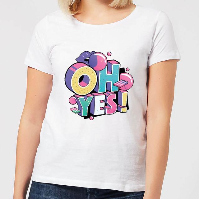 Oh Yes! Women's T-Shirt - White - XL - Weiß on Productcaster.