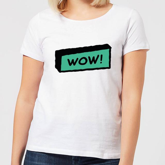 Wow! Women's T-Shirt - White - M - Weiß on Productcaster.