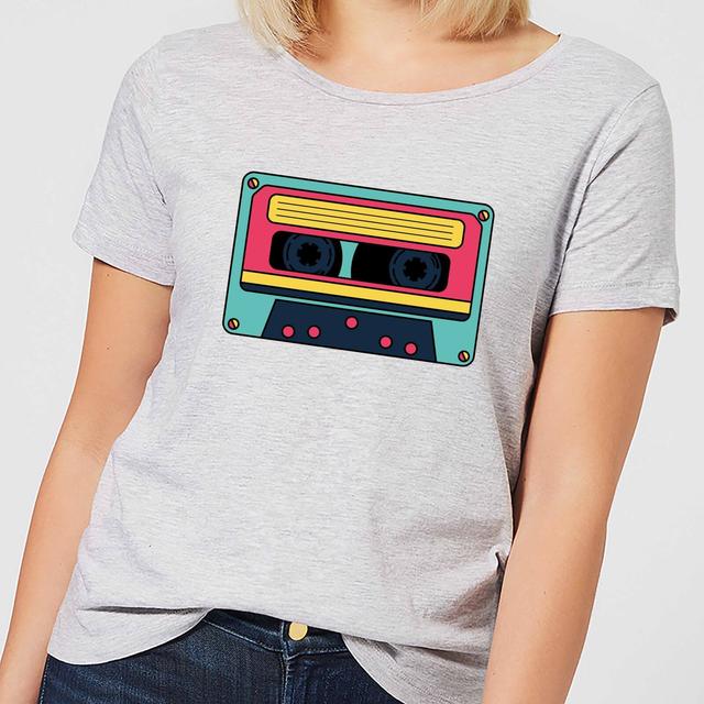 Cassette Tape Women's T-Shirt - Grey - 4XL - Grau on Productcaster.