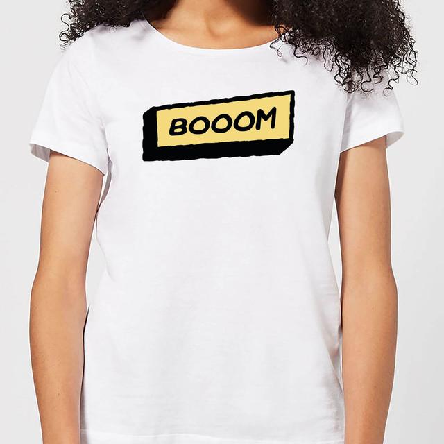 Booom Women's T-Shirt - White - M - Weiß on Productcaster.