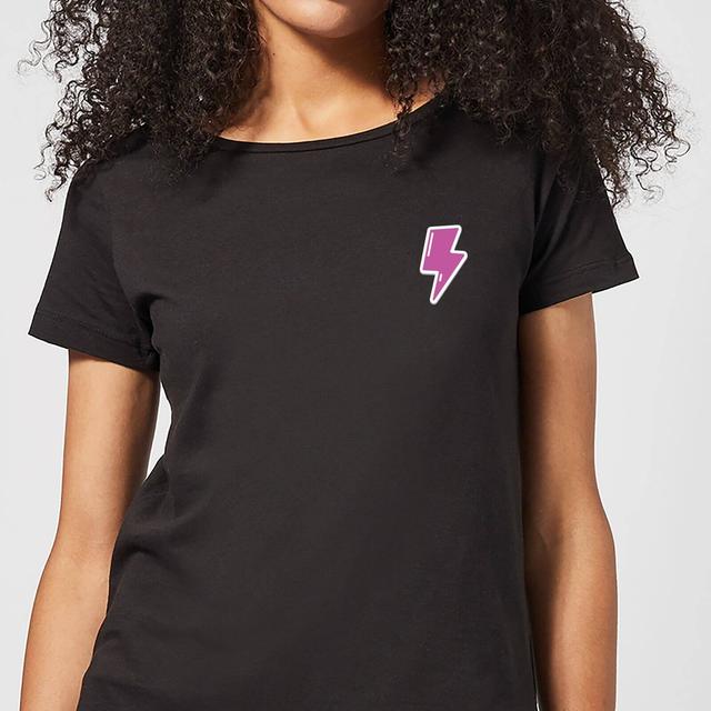 Small Lightning Bolt Women's T-Shirt - Black - L - Schwarz on Productcaster.