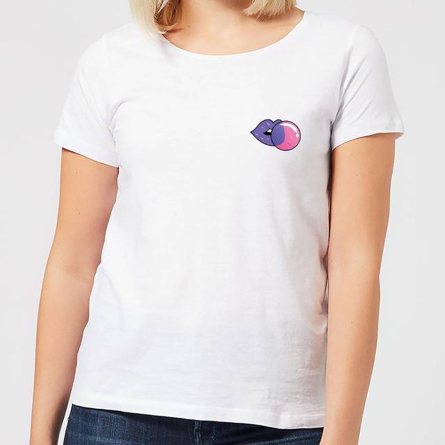 Small Bubblegum Women's T-Shirt - White - XL - White on Productcaster.