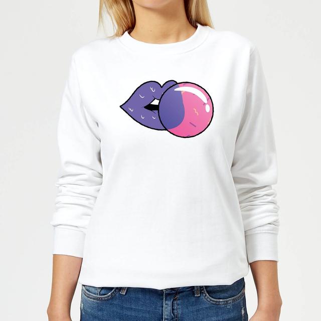 Bubblegum Women's Sweatshirt - White - M - Weiß on Productcaster.