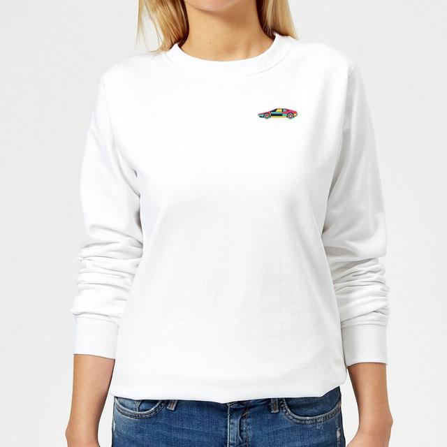 Small Car Women's Sweatshirt - White - XS - Weiß on Productcaster.