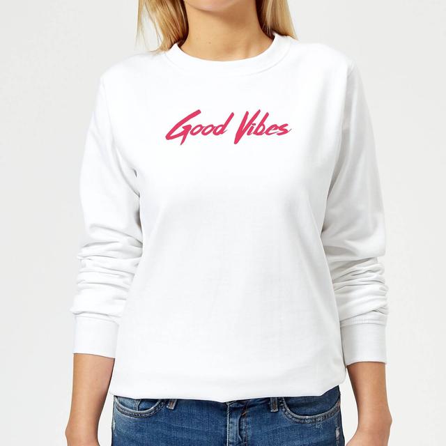 Good Vibes Women's Sweatshirt - White - S - White on Productcaster.