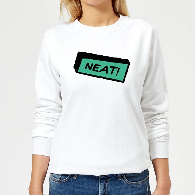 Neat! Women's Sweatshirt - White - L - Weiß on Productcaster.