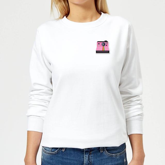 Small Polaroid Women's Sweatshirt - White - L - Weiß on Productcaster.