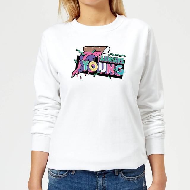 Always Young Women's Sweatshirt - White - M - Weiß on Productcaster.