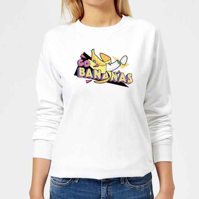 Go Bananas Women's Sweatshirt - White - M - Weiß on Productcaster.