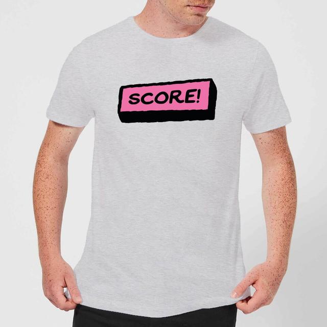 Score Men's T-Shirt - Grey - XS - Grau on Productcaster.