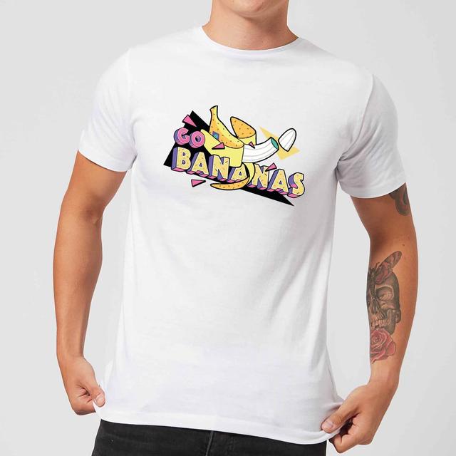 Go Bananas Men's T-Shirt - White - S - Weiß on Productcaster.