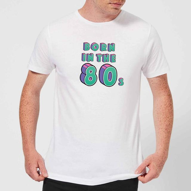 Born In The 80s Men's T-Shirt - White - L - Weiß on Productcaster.