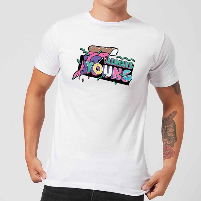 Always Young Men's T-Shirt - White - XL - Weiß on Productcaster.