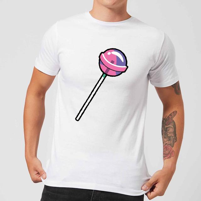 Lollypop Men's T-Shirt - White - 5XL - Weiß on Productcaster.