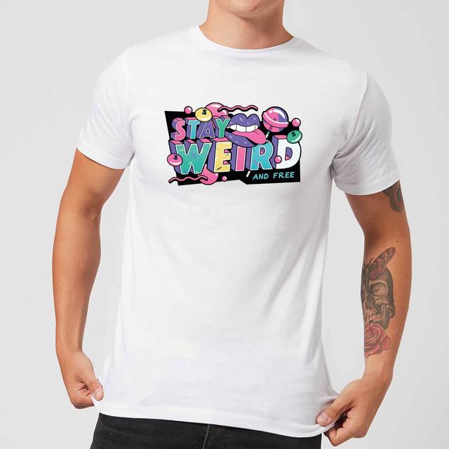 Stay Weird Men's T-Shirt - White - M - White on Productcaster.