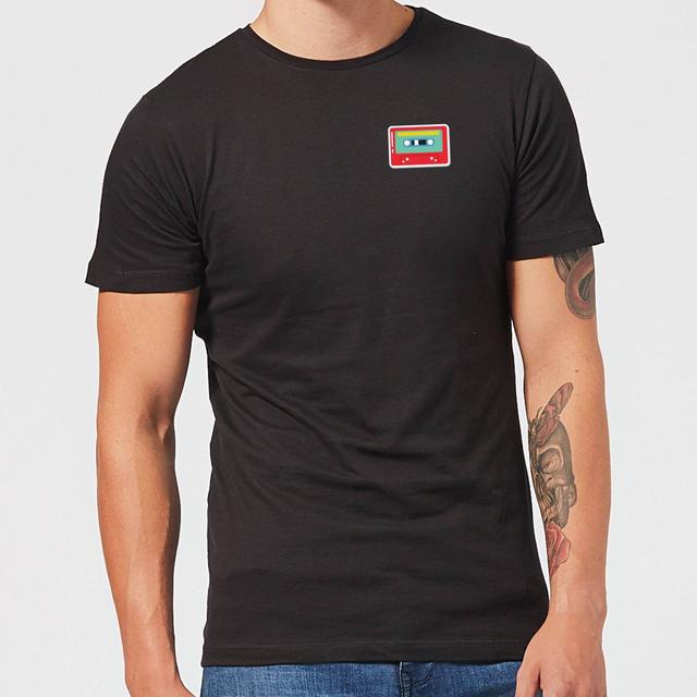 Small Cassette Tape Men's T-Shirt - Black - XL - Schwarz on Productcaster.