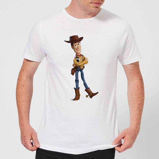 Toy Story 4 Woody Men's T-Shirt - White - XXL - Weiß on Productcaster.