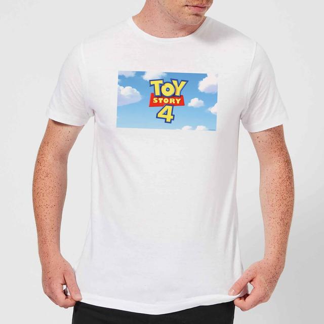 Toy Story 4 Clouds Logo Men's T-Shirt - White - M - Blanc on Productcaster.