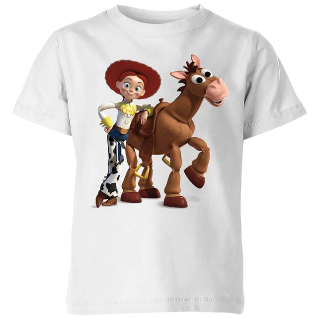 Toy Story 4 Jessie And Bullseye Kids' T-Shirt - White - 9-10 Years on Productcaster.