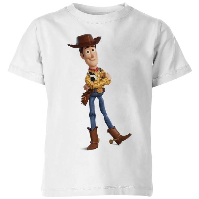 Toy Story 4 Woody Kids' T-Shirt - White - 7-8 Jahre - Weiß on Productcaster.