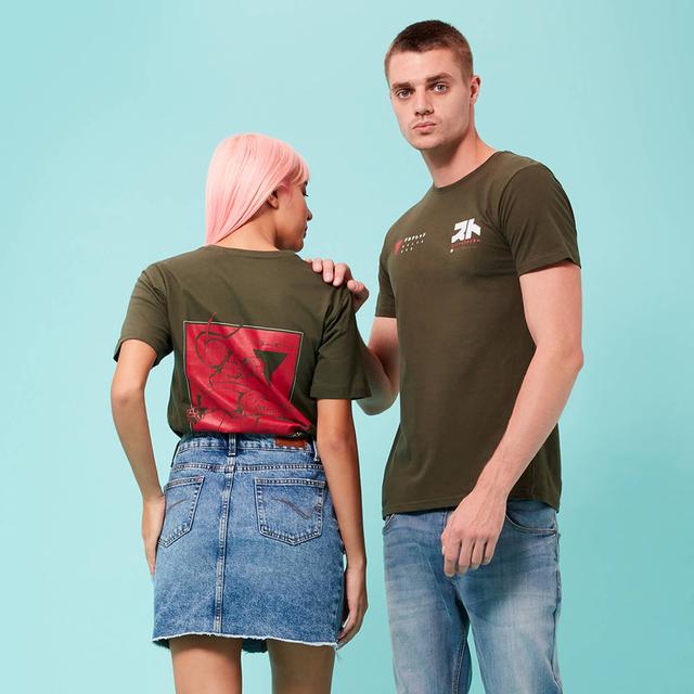 Street Fighter Arcade Cammy unisex t-shirt - Donkergroen - L - Forest Green on Productcaster.