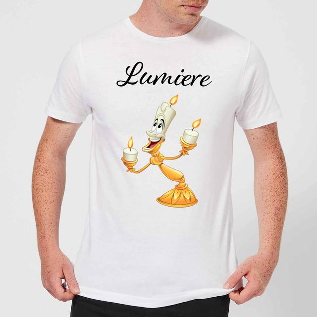 Camiseta Disney Beauty and The Beast Lumiere para hombre - Blanco - 5XL on Productcaster.