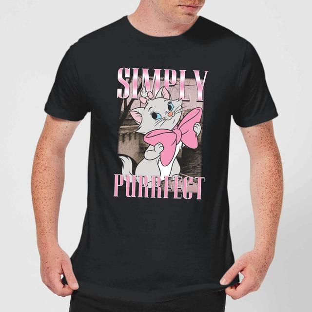 Camiseta Aristocats Simply Purrfect para hombre de Disney - Negro - XS on Productcaster.