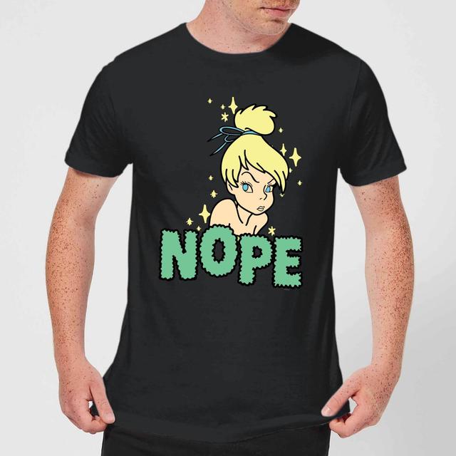 Disney Peter Pan Tinkerbell Nope Men's T-Shirt - Black - XS on Productcaster.