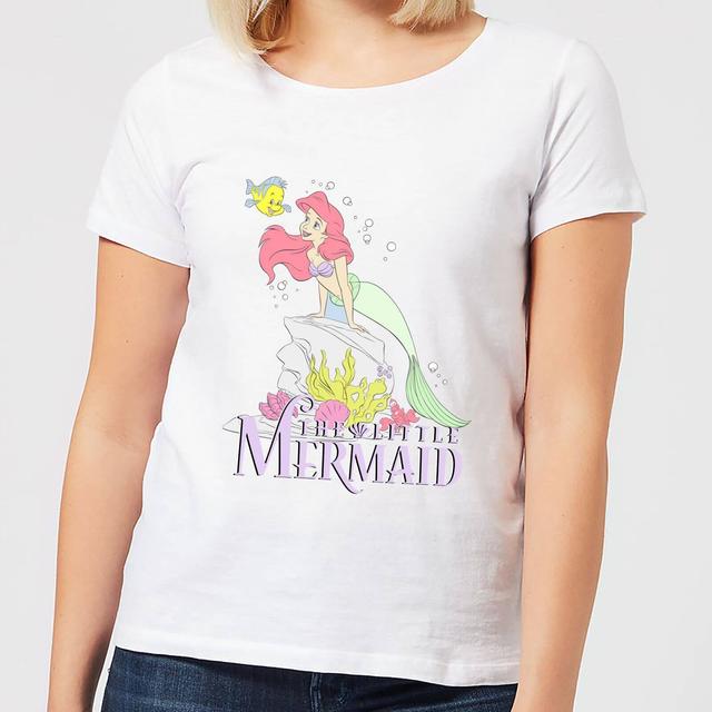 Disney Little Mermaid Women's T-Shirt - White - XXL on Productcaster.