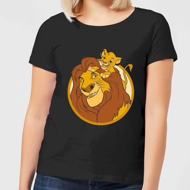 Camiseta para mujer Mufasa amp; Simba de Disney - Negro - L on Productcaster.