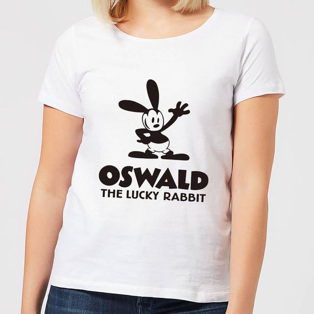 Camiseta para mujer Oswald The Lucky Rabbit de Disney - Blanco - XXL - Blanco on Productcaster.