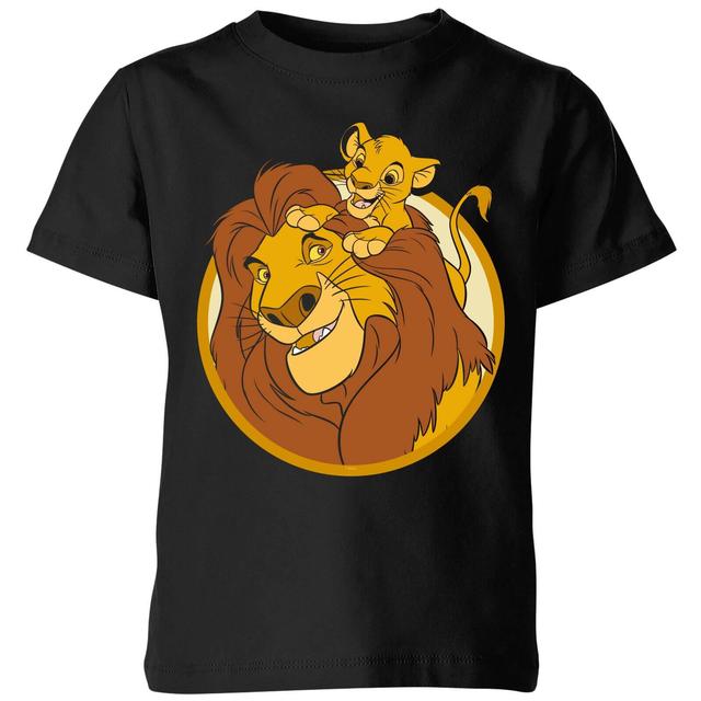 Disney Mufasa & Simba Kids' T-Shirt - Black - 3-4 Anni on Productcaster.