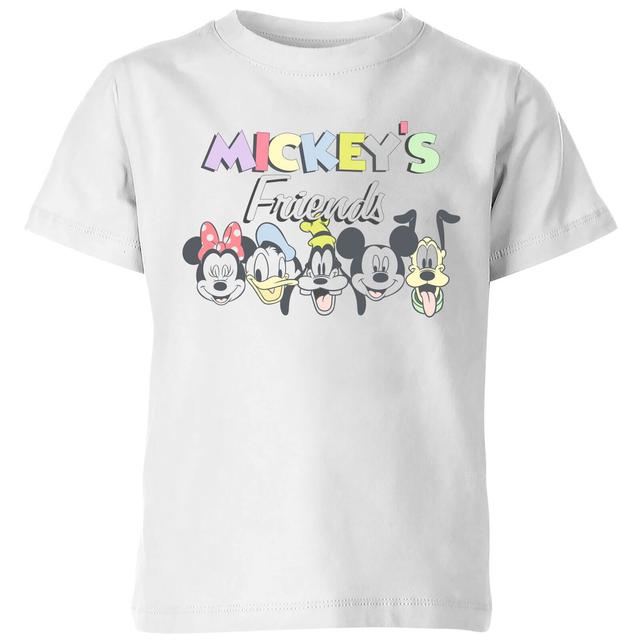 Camiseta para niños Mickey 's Friends de Disney - Blanco - 3-4 años on Productcaster.