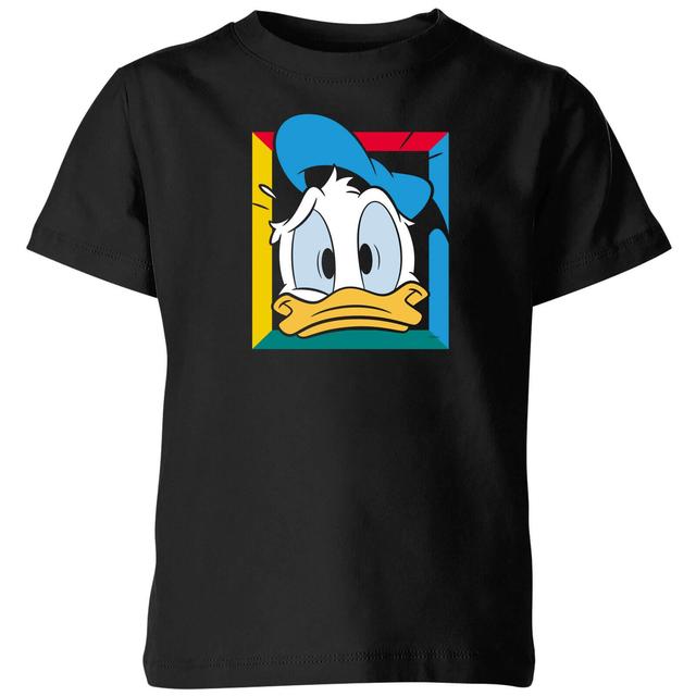 Camiseta para niños Donald Face de Disney - Negro - 3-4 años on Productcaster.