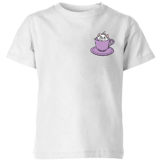 Disney Aristocats Marie Teacup Kids' T-Shirt - White - 5-6 år - Vit on Productcaster.