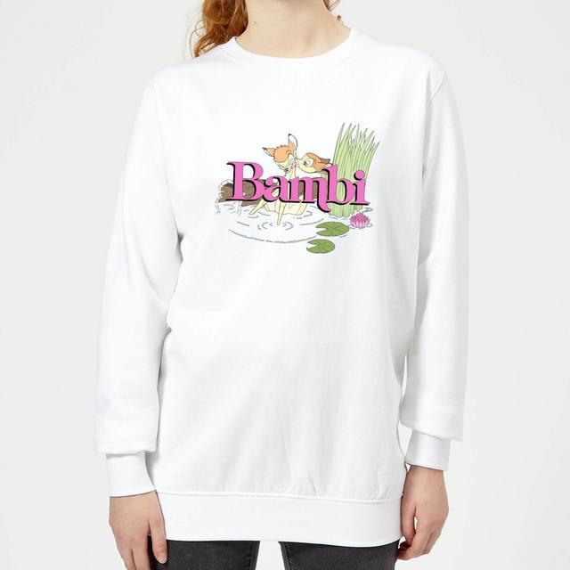 Disney Bambi Kiss Women's Sweatshirt - White - S on Productcaster.