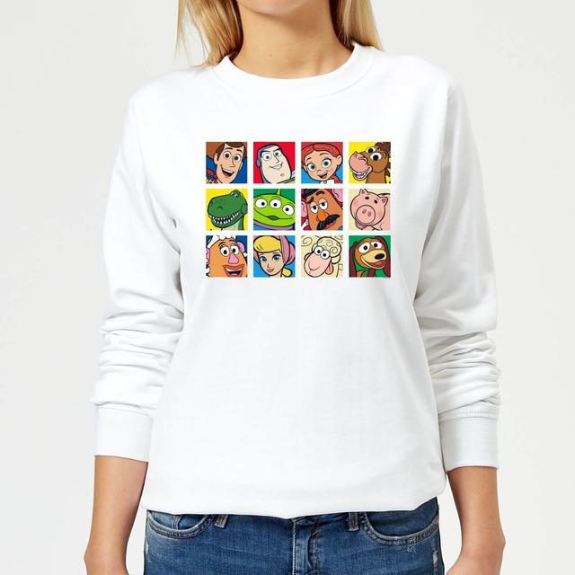 Sudadera para mujer Toy Story Face Collage de Disney - Blanco - L on Productcaster.