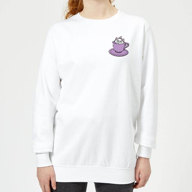 Disney Aristocats Marie Teacup Women's Sweatshirt - White - XL - Blanc on Productcaster.