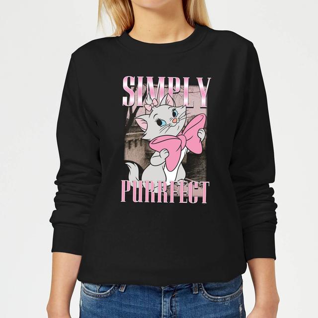 Disney Aristocats Simply Purrfect Women's Sweatshirt - Black - XXL on Productcaster.