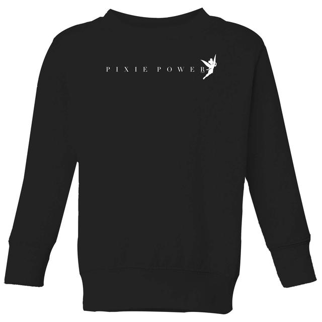 Disney Peter Pan Tinkerbell Pixie Power Kids' Sweatshirt - Black - 11-12 Jahre - Schwarz on Productcaster.