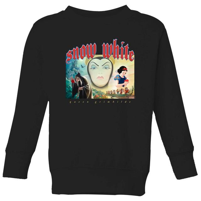 Disney Snow White And Queen Grimhilde Kids' Sweatshirt - Black - 9-10 år - Svart on Productcaster.