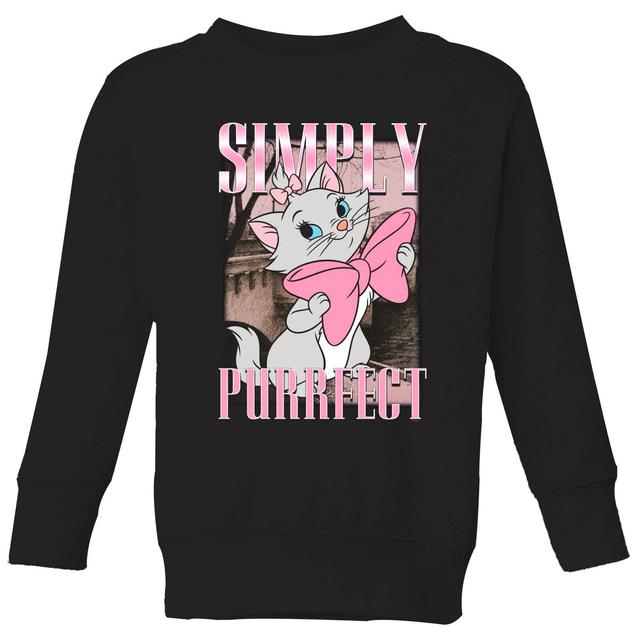 Disney Aristocats Simply Purrfect Kids' Sweatshirt - Black - 5-6 Anni on Productcaster.