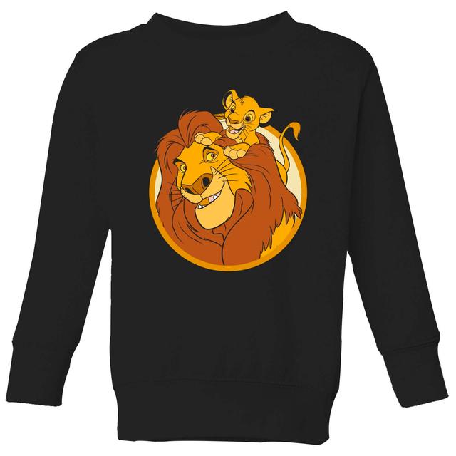 Disney Mufasa & Simba Kids' Sweatshirt - Black - 3-4 år on Productcaster.