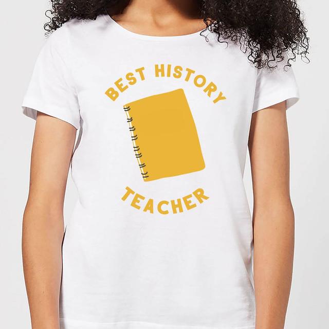 Best History Teacher Women's T-Shirt - White - S - Weiß on Productcaster.