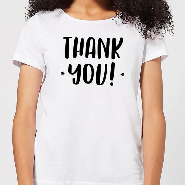 Thank You! Women's T-Shirt - White - M - Weiß on Productcaster.