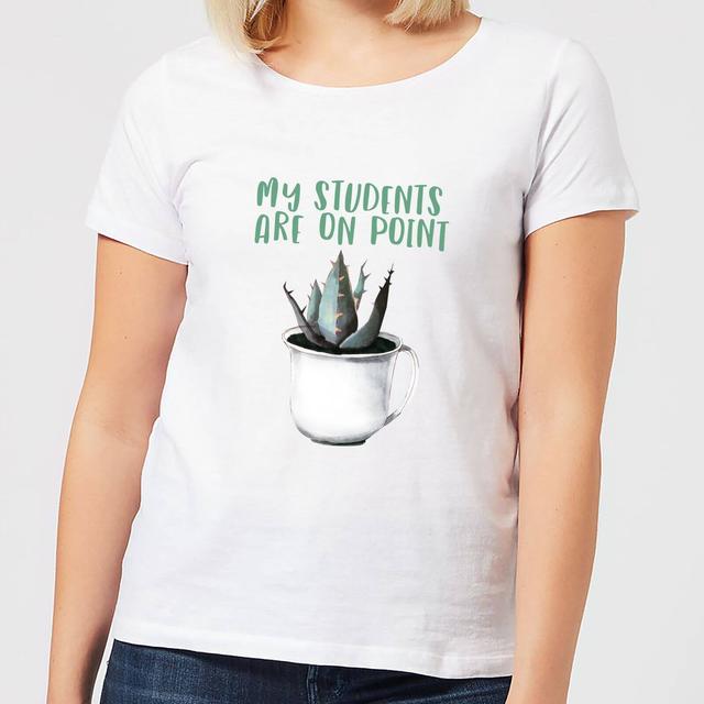 My Students Are On Point Women's T-Shirt - White - S - Weiß on Productcaster.