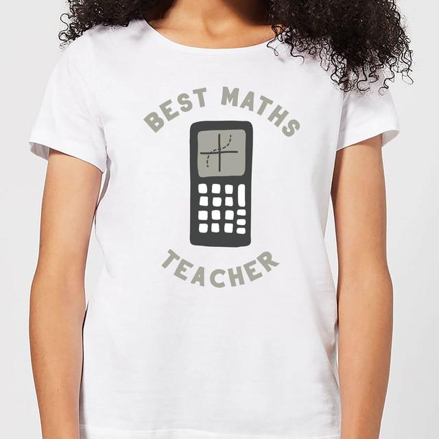 Best Maths Teacher Women's T-Shirt - White - S - Weiß on Productcaster.