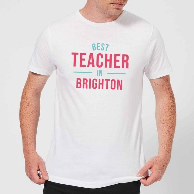 Best Teacher In Brighton Men's T-Shirt - White - XXL - Weiß on Productcaster.