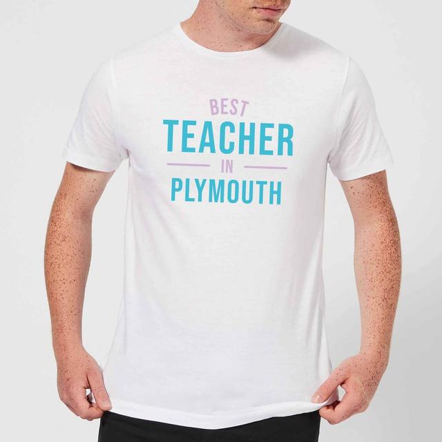 Best Teacher In Plymouth Men's T-Shirt - White - XXL - Weiß on Productcaster.