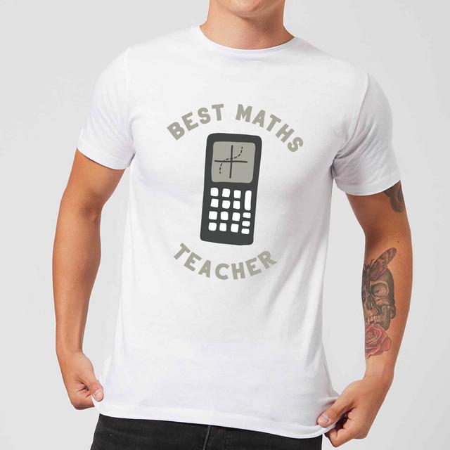 Best Maths Teacher Men's T-Shirt - White - XL - Weiß on Productcaster.